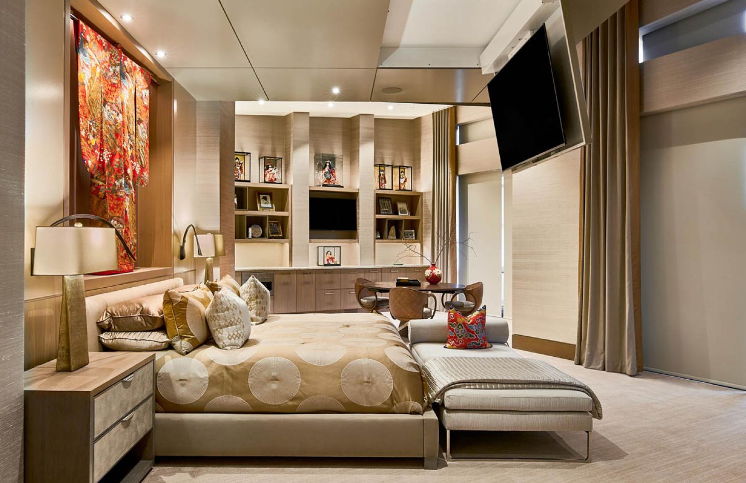 KGA Mandil Yamagata 06 29 20 Master Bedroom Evening Screen Down Blinds Down Web